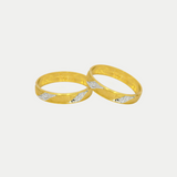 Par de Argollas Oro 10K Cóncavo 03694H