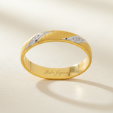 Argolla Oro 10K Cóncavo 03694H