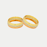 Par de Argollas Oro 14K Cóncavo 1046L