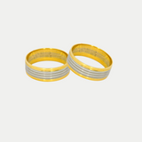 Par de Argollas Oro 14K Recta Hueca 1101