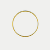 Par de Argollas Oro 14K Recta Hueca 1101