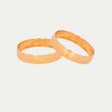 Par de Argollas Oro 10K Cóncavo 111-R