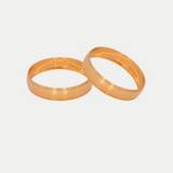 Par de Argollas Oro 10K Cóncavo 111BIS