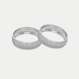 Par de Argollas Oro 10K Cóncavo 153B