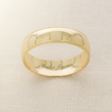 Argolla Oro 14K Cóncavo 160A