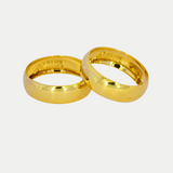 Par de Argollas Oro 14K Cóncavo 161-A