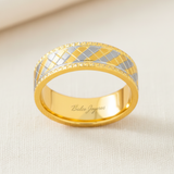 Argolla Oro 14K Recta Hueca 16686