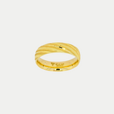 Par de Argollas Oro 14K Confort Hueco 18455M