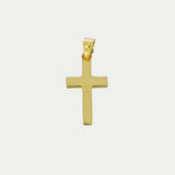 Cruz Lisa Oro 14K 2cm