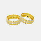 Par de Argollas Oro 10K Cóncavo 2001