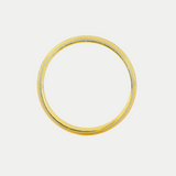 Par de Argollas Oro 10K Cóncavo 2001