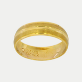 Par de Argollas Oro 10K Cóncavo 2011