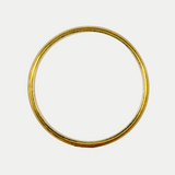 Par de Argollas Oro 10K Cóncavo 2011