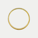 Par de Argollas Oro 10K Cóncavo 2021