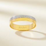 Argolla Oro 10K Recta Hueca 2485