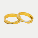 Par de Argollas Oro 14K Maciza 25984
