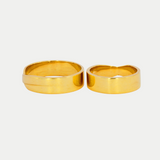 Par de Argollas Oro 14K Maciza 25986