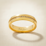 Argolla Oro 14K Confort Sólido 26325