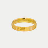 Par de Argollas Oro 14K Recta 294-4A