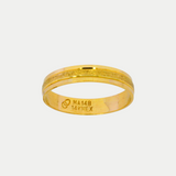 Par de Argollas Oro 14K Recta 294-4A