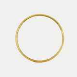 Par de Argollas Oro 14K Recta 294-4A