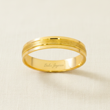 Argolla Oro 14K Recta 294-4A