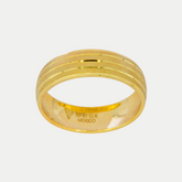 Par de Argollas Oro 10K Cóncavo 3486H