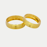 Par de Argollas Oro 10K Cóncavo 3486H