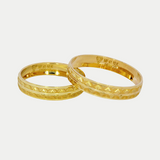 Par de Argollas Oro 10K Cóncavo 3494H