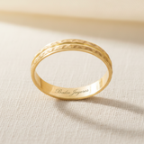 Argolla Oro 10K Cóncavo 3494H