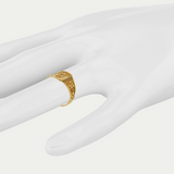 Anillo Graduación Kínder Búho Ancho Oro 10K