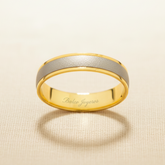 Argolla Oro 14K Cóncavo A525-4