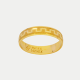 Par de Argollas Oro 14K Cóncavo 545-4