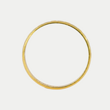 Par de Argollas Oro 14K Cóncavo 545-4