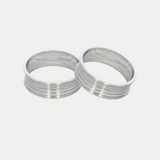 Par de Argollas Oro 14K Cóncavo 6000H-6B