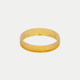 Par de Argollas Oro 14K Confort Hueco 63-4A