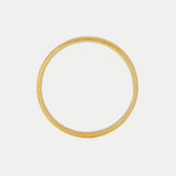 Par de Argollas Oro 14K Confort Hueco 63-4A