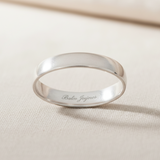 Argolla Oro 14K Confort Hueco 634B