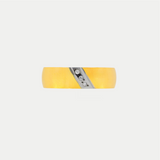 Argolla Oro 14K Media Caña 706M
