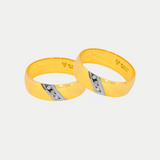 Par de Argollas Oro 14K Media Caña 706M