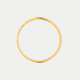 Par de Argollas Oro 14K Media Caña 706M