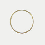 Par de Argollas Oro 10K Cóncavo CL126