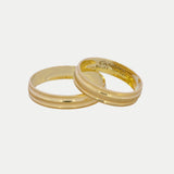 Par de Argollas Oro 10K Cóncavo CL129