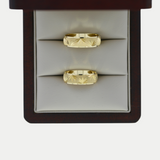 Par de Argollas Oro 10K Cóncavo A156