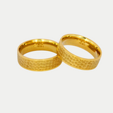 Par de Argollas Oro 14K Confort Sólido 771-6A