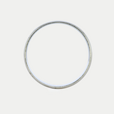 Par de Argollas Oro 14K Sólida 830B