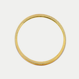 Par de Argollas Oro 10K Cóncavo A-150