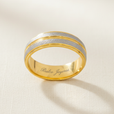 Argolla Oro 14K Cóncavo A-551