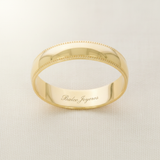 Argolla Oro 10K Cóncavo A111