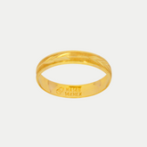 Par de Argollas Oro 14K Cóncavo A119